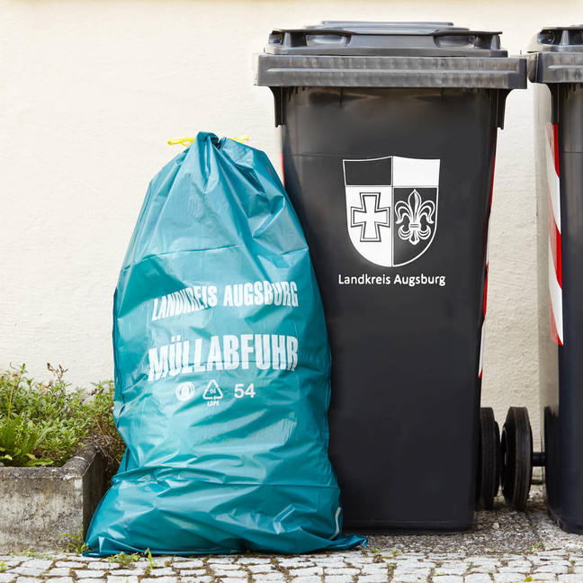 Ausgabestellen für Restmüllsäcke im Landkreis Augsburg