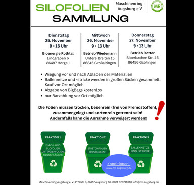 Entsorgung von Silofolien & Co.