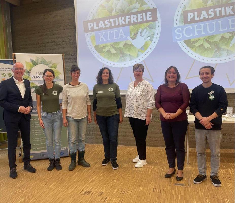 Auszeichnung mit dem Zertifikat "Plastikfrei"