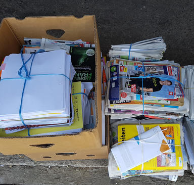 Altpapiersammlung wird vorgezogen